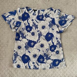 Small Talbots Floral Blouse